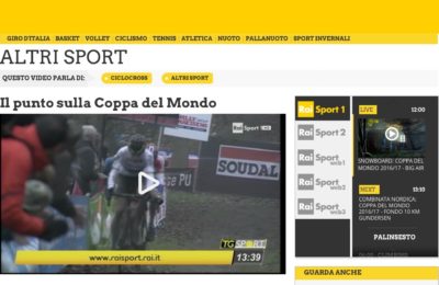 Telenet UCI Cyclocross World Cup, il punto RAI su Fiuggi