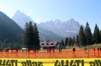 Il percorso immerso tra le Dolomiti