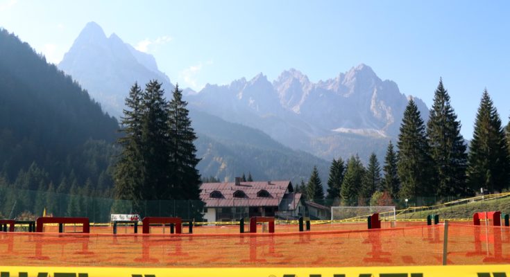 Il percorso immerso tra le Dolomiti