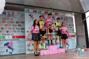 Il podio degli allievi