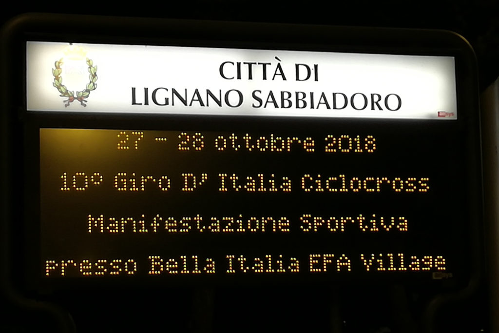 Lignano Sabbiadoro dà il benvenuto al Giro d'Italia Ciclocross
