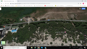 L'area di gara a Gallipoli
