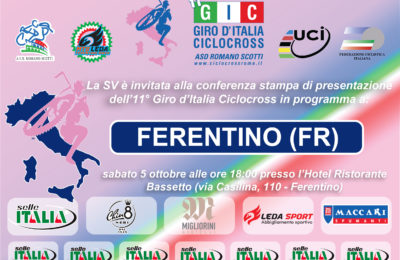 L'invito ufficiale alla conferenza stampa di Ferentino