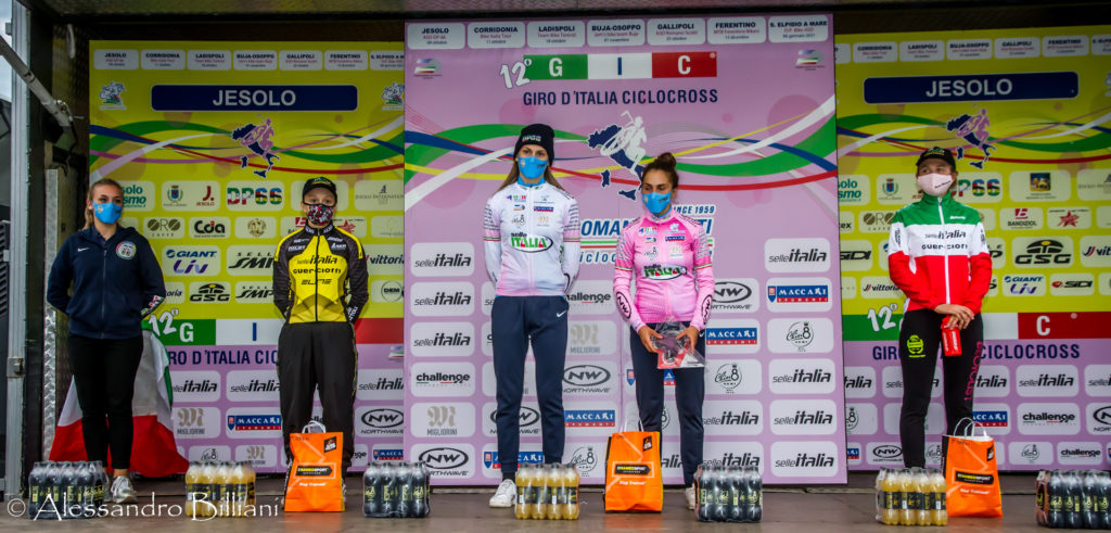 Sar Casasola è la prima maglia rosa del 12° GIC, Elisa Rumac è maglia bianca (foto Billiani)